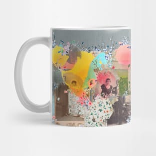 Retro Romance: "Artistic Wedding Photo Collage” Mug